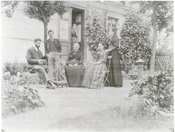 Charles, William, unknown seated woman, Katharine Rivers in Jena