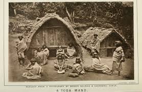 Toda huts, from Rivers' 'The Todas', 1906